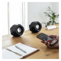 サンワサプライ 3WAY PCスピーカー(Bluetooth/USB/3.5mm接続対応) MM-SPBT6BK 1個