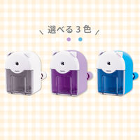 アスカ えんぴつけずりき ホワイト PS86W 1セット(1台×2)