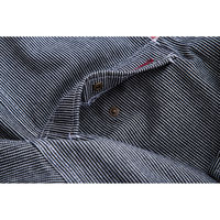 【GRACE ENGINEER'S】 GE-105H【ヒップオープンファスナー】長袖ツナギ　ヒッコリー　13号  105H-19  1着（直送品）