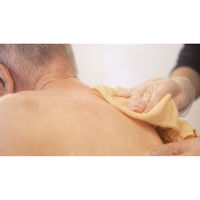 ナチハマ ハダピカイゴ ロング ブラウン  1枚　水だけで洗える　介護用タオル　水だけで汚れ落とす　石鹸要らず　肌にやさしい