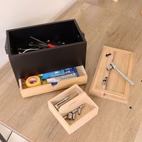 【軒先渡し】ヤマソロ ノーティス(NOTICE) マルチBOX 幅295×奥行150×高さ190～278ｍｍ 77-259 1台（直送品）