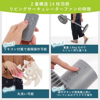 QUADS DCリビングサーキュレーターファン SMART AIR DC グレー QS304GY 1台（直送品）