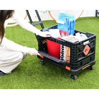 BIGANT フォールディングストロングコンテナ&キャリーセット YBA-C100 1台（直送品）