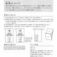 デザインフィル 金封 結婚祝 折形 細折 1枚入（中袋付） 金 25494006 1冊