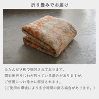 ERARE DICTUM マイクロプリントパイルラグ 1400×2000mm オレンジ 4573109309764 1枚（直送品）