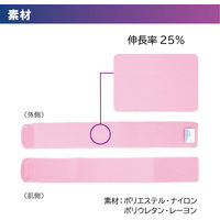 足首サポーター ソフラウルファー ピンク L 038044 1枚 竹虎