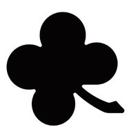 花岡 デコパンチ スタンダードパンチ クローバー DSP0023 1個