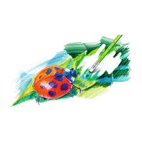 ステッドラー ノリスクラブ 消せる色鉛筆 5セット（24色×5） 144 50NC24