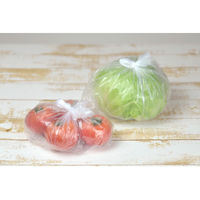 鮮度保持ポリ袋 半透明 380×190×60mm厚さ0.009mm M 5箱（60枚入×5）高密度ポリエチレンストリックスデザイン