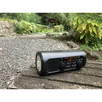 防災ラジオライト ドリテック さすだけ充電ラジオライト3 ブラック PR-323RBK 1台