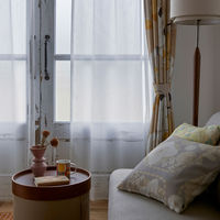 スミノエ DESIGNLIFE レースカーテン セドレ ナチュラルホワイト AS-V2105-270154NW １セット(2枚入)（直送品）