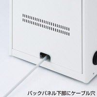 サンワサプライ タブレット・スレートPC10台個別収納保管庫 幅340×奥行440×高さ702mm CAI-CAB5N 1台（直送品）