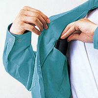 自重堂　制服百科　製品制電長袖ブルゾン　アースグリーン　Ｌ　44100（直送品）