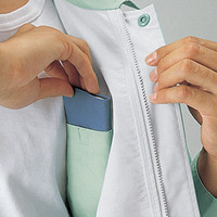 自重堂　制服百科　エコストレッチ長袖ブルゾン　ライトベージュ　Ｍ　44600（直送品）