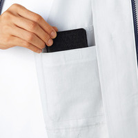 自重堂　制服百科　吸汗速乾長袖ジャンパー　ネービーＸシルバー　Ｓ　86300（直送品）