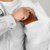 自重堂　制服百科　吸汗速乾長袖ジャンパー　アースグリーン　ＳＳ　86600（直送品）