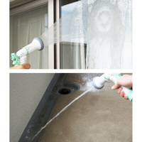 これカモ ベランダお掃除セット 浴室・台所の水道から分岐 （水流切替 ホース10m 取付簡単） GA-QW001（直送品）