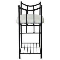 宮武製作所（MIYATAKE） DELSOL デル・ソル エントランスチェア ブラック 幅490×奥行き240×高さ550mm 1台（直送品）