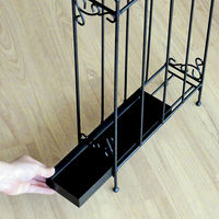 宮武製作所（MIYATAKE） DELSOL デル・ソル アンブレラスタンド ブラック 幅105×奥行き305×高さ500mm 1台（直送品）