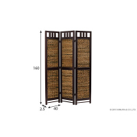 サンフラワーラタン Banana leafシリーズ バナナリーフスクリーン 3連タイプ S404-3AT 1台（直送品）