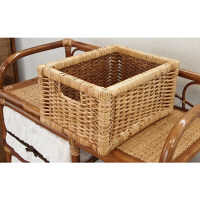 サンフラワーラタン ラタン ランドリーラック3段 Y55-3HR 1台（直送品）