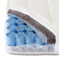 友澤木工 フラップテーブル 照明 コンセント 仕切り付引出し付ベッド シングル 圧縮ロールポケットコイルマットレス付 S ホワイト 1台（直送品）