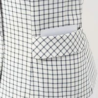 アイトス Pieds オーバーブラウス ホワイト 25号 HCL6300-001 1着（直送品）