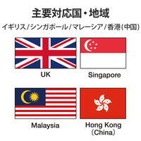 海外用変換プラグ コンセント BFタイプ 1個口 T-HPABFWH エレコム 1個