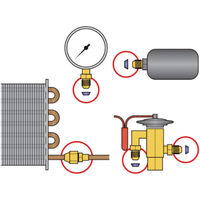 アサダ フレア継手漏れ防止パッキン”フレアタイト”　1／4　（10個入） FT0414 1袋