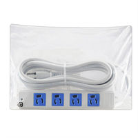 延長コード 電源タップ 3m 3P（ピン） 4個口 マグネット ライトグレー TAP-K4-3BL サンワサプライ 1個