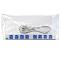 延長コード 電源タップ 3m 3P（ピン） 8個口 マグネット ライトグレー TAP-K8-3BL サンワサプライ 1個