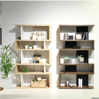 白井産業 セパルテック おしゃれな飾り棚 パーテーションラック 間仕切り 木製 ナチュラルブラウン 幅879×奥行294×高さ1596mm 1台（直送品）