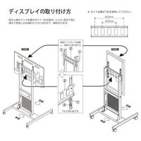 プラス 50型ミーティングディスプレイ+スリムスタンドセット MTGS-50-HAISOU-SET 1セット（直送品）