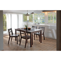 【車上渡し】 関家具 ノスタ ダイニングテーブル ヴィンテージ ダークブラウン 幅1350×奥行800×高さ730mm NS-6201 1台（直送品）