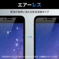 iPhone14 Pro ガラスフィルム 高透明 強化ガラス ゴリラ 薄型 蓄光フレーム付 エレコム 1個（直送品）