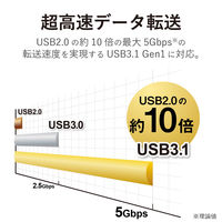 ドッキングステーション USBハブ タイプC PD対応 HDMI VGA LAN SD 黒 DST-C05BK エレコム 5個（直送品）