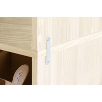 ICHIBA キッズローブックラック ローラ 幅645×奥行275×高さ345ｍｍ ナチュラル ILR-3579NA 1台（直送品）