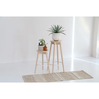 ICHIBA リム ハイスツール ナチュラル ILS-3645NA 1脚（直送品）