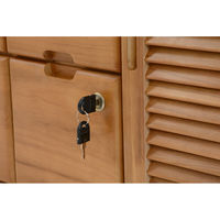 ファミリー・ライフ 天然木鍵付き引き出しいっぱいFAX台 コンセント付き 76cm幅 04145 1台