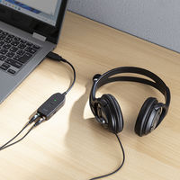 サンワサプライ USBオーディオ変換アダプタ MM-ADUSB3N 1個