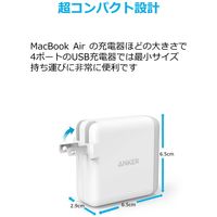 Anker USB充電器 Type-Aポート×4 合計40W出力 急速充電 PD対応 PowerPort 4 AC充電器 5個