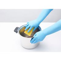 使いきりニトリル手袋(粉なし)　ニトリスト・スーパーロング　No.887　Mサイズ　ショーワグローブ 250枚