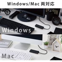 USBハブ USB-A×4ポート USB3.0 バスパワー 60cm ブラック U3H-FC03BBK エレコム 5個（直送品）