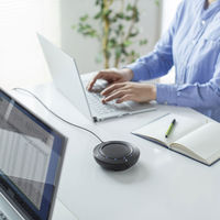 スピーカーフォン WEB会議USBスピーカーフォン 高音質スピーカー/高感度マイクユニット搭載 MM-MC36 5台（直送品）