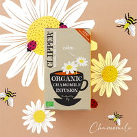 【ノンカフェイン】クリッパー オーガニックハーブティー カモミール １セット（60バッグ：20バッグ入×３箱）