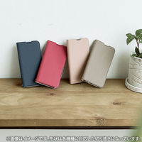 かんたんスマホ3 ケース ソフトレザー 衝撃吸収 耐衝撃 超軽量 ディープピンク PM-K222PLFUJPND エレコム 1個