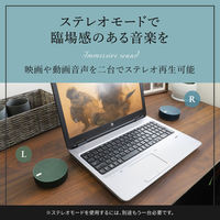 オウルテック アルミニウム製Bluetoothハンズフリー通話対応ワイヤレススピーカー レッド OWL-BTSP03S-RRE 1個