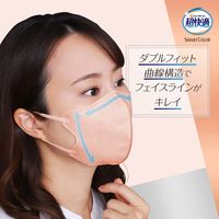 超快適マスク SMART COLOR（スマートカラー）スフレ ピンク ふつう 使い捨て　不織布　立体型　1袋（7枚入） ユニ・チャーム