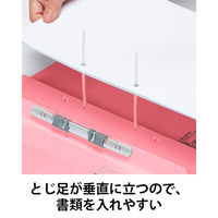 コクヨ アスクル 共同企画 背幅伸縮ファイル PPラミネートA3ヨコ ピンク 50冊 オリジナル