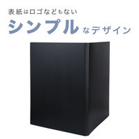 セキセイ クリヤーファイル 高透明 A3 20P 黒台紙入り ブラック KP-5527-60 1セット(2冊)